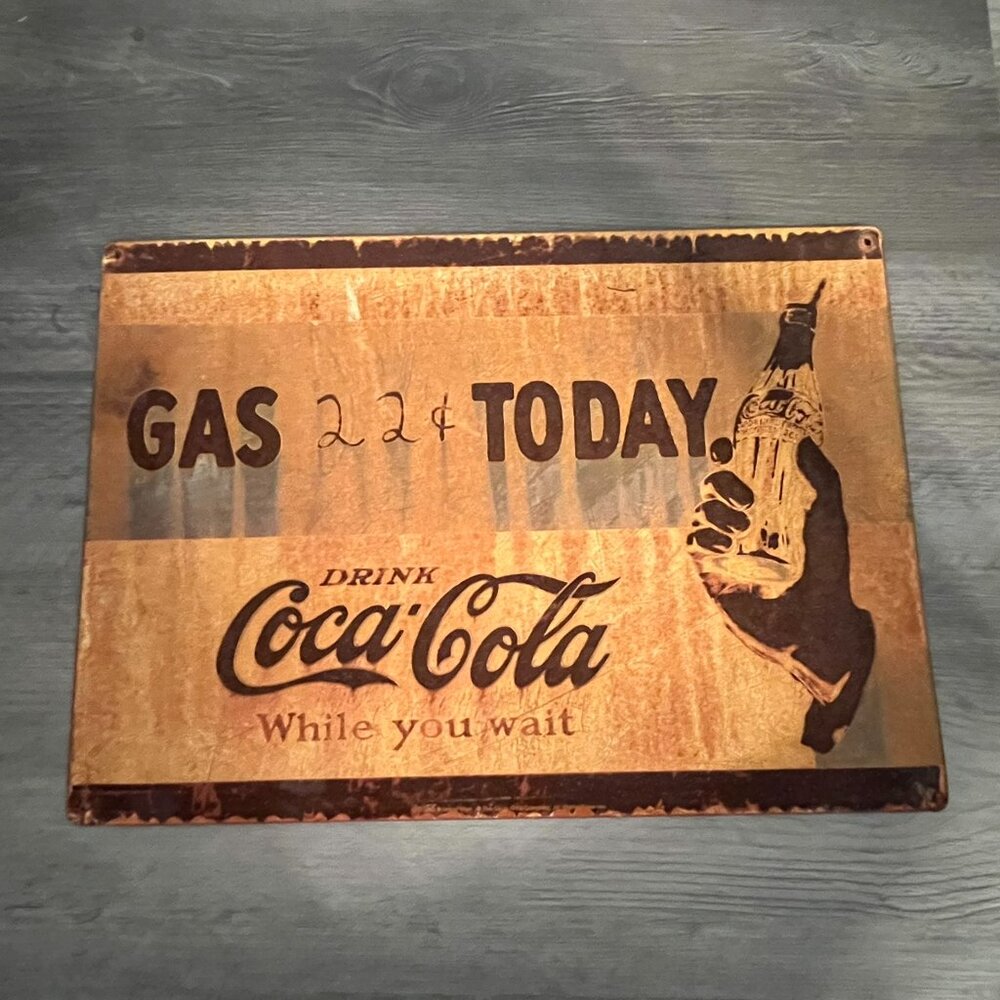 Coca Cola Metal Sign